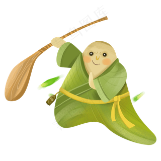 端午节卡通创意粽子