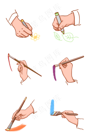 绘画培训班绘画手部组图1