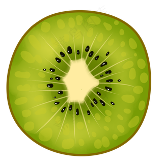 猕猴桃绿色食品植物,免抠元素