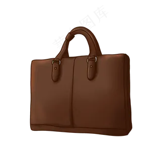 父亲节皮质手提包PNG免抠素材