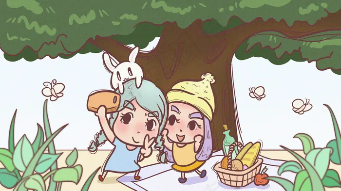 长假与闺蜜外出旅游