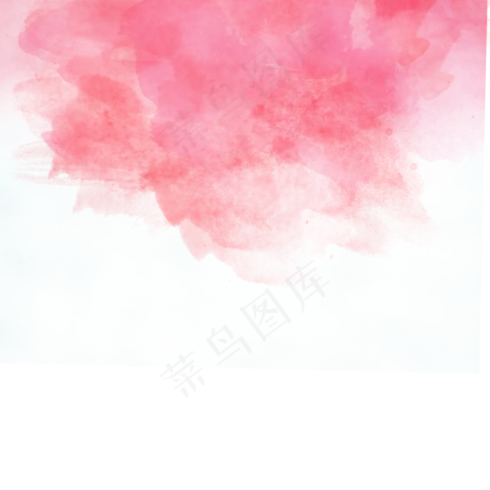 红色水彩水墨(2000X2000(DPI:300))psd模版下载