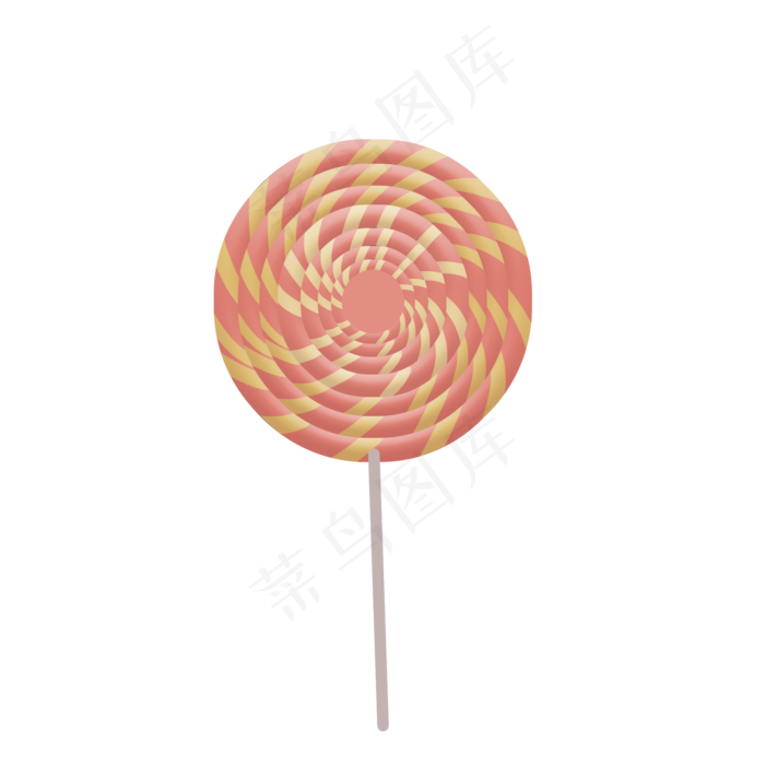 红色棒棒糖彩色花色儿童节六一免(2000X2000(DPI:300))psd模版下载