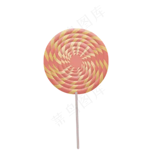 红色棒棒糖彩色花色儿童节六一免