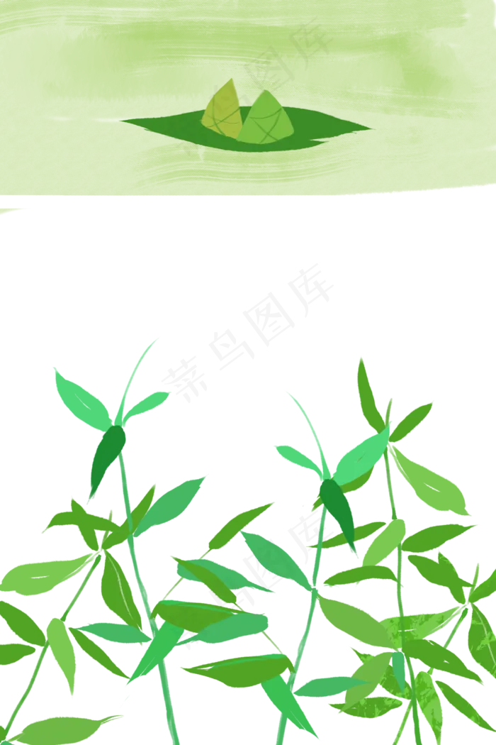 端午节粽子粽子叶(2362X3543(DPI:300))psd模版下载