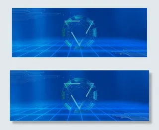 蓝色互联网科技banner