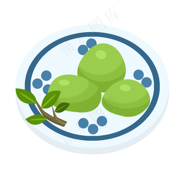 清明节青团饭菜