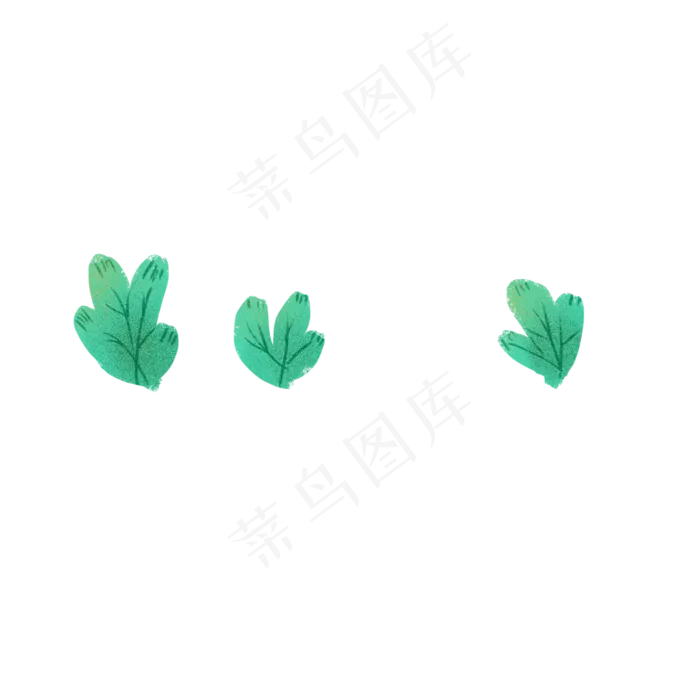 绿色植物叶子下载(2000X2000(DPI:300))psd模版下载
