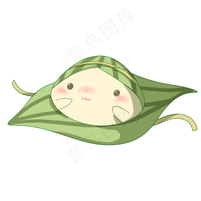 卡通可爱端午节粽子点心