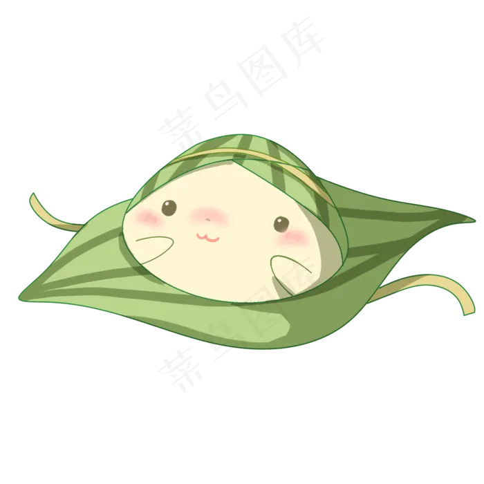 卡通可爱端午节粽子点心(2000X2000(DPI:299))psd模版下载