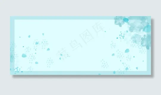 蓝色简约化妆品感恩节店铺首页