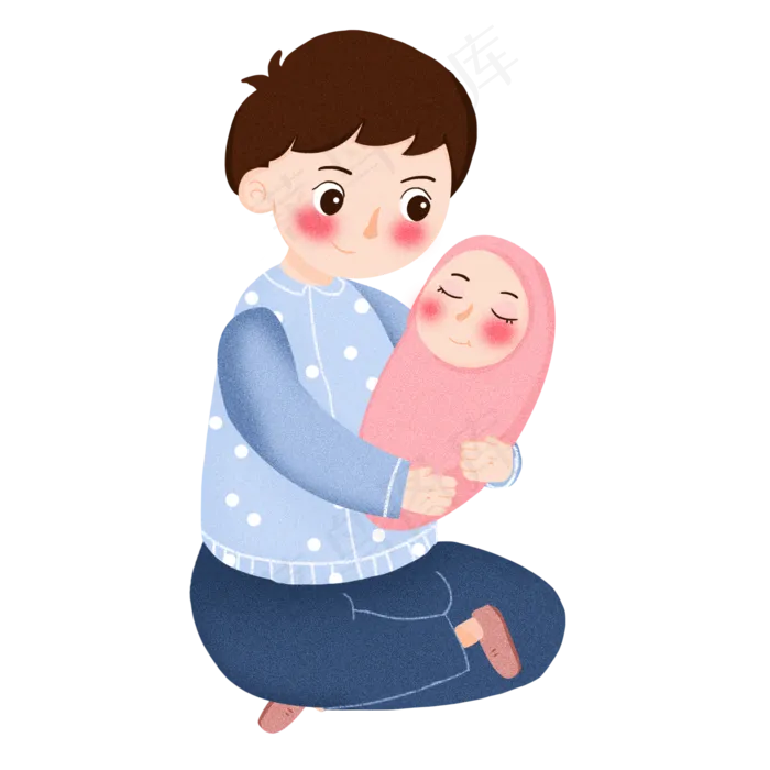 卡通创意父亲节矢量素材(2000X2000(DPI:300))psd模版下载