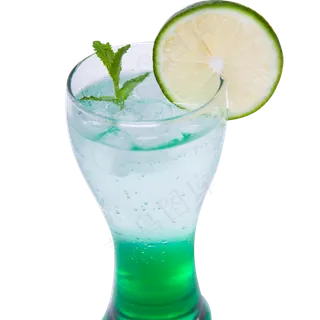 绿色色创意饮料杯子元素