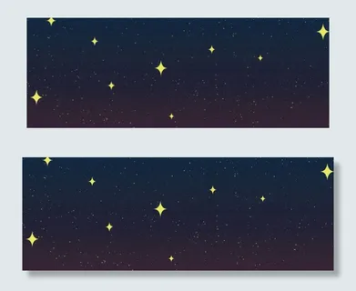 唯美梦幻四角星星空