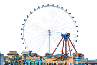 游乐场园区机动游戏,免抠元素