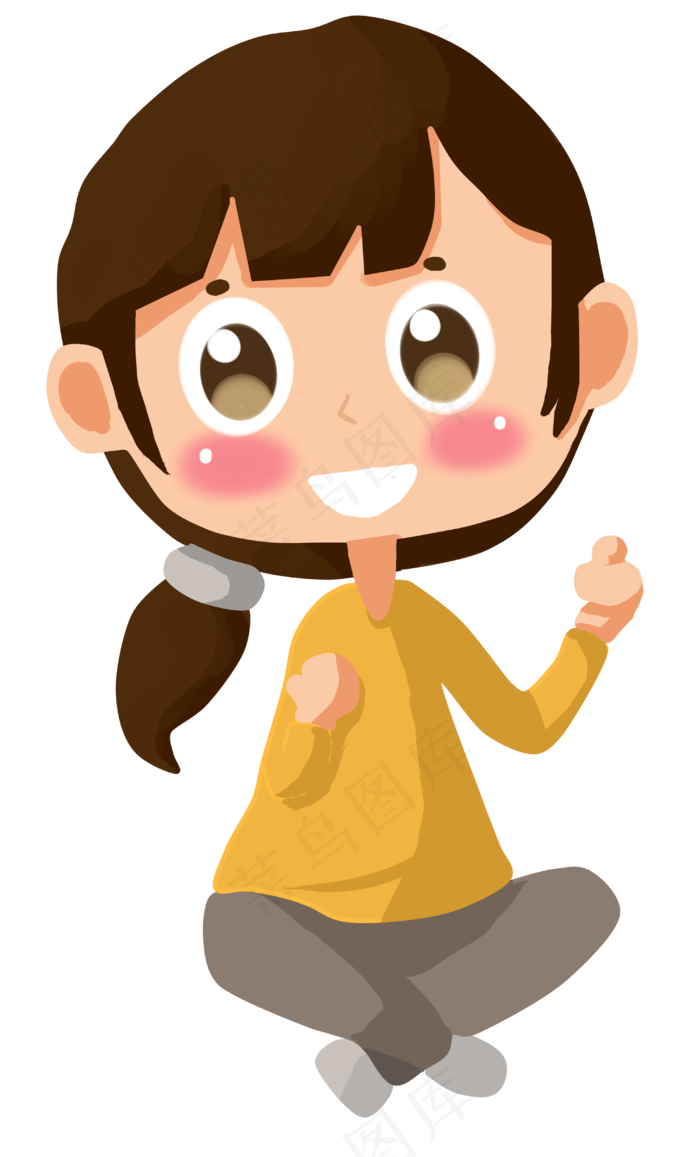 五四青年节女学生形象