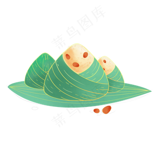 浅色国潮风端午节粽子