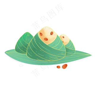 浅色国潮风端午节粽子