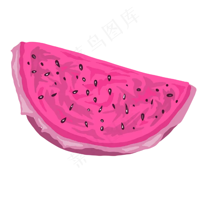 手绘水果火龙果(2100X2100(DPI:300))psd模版下载