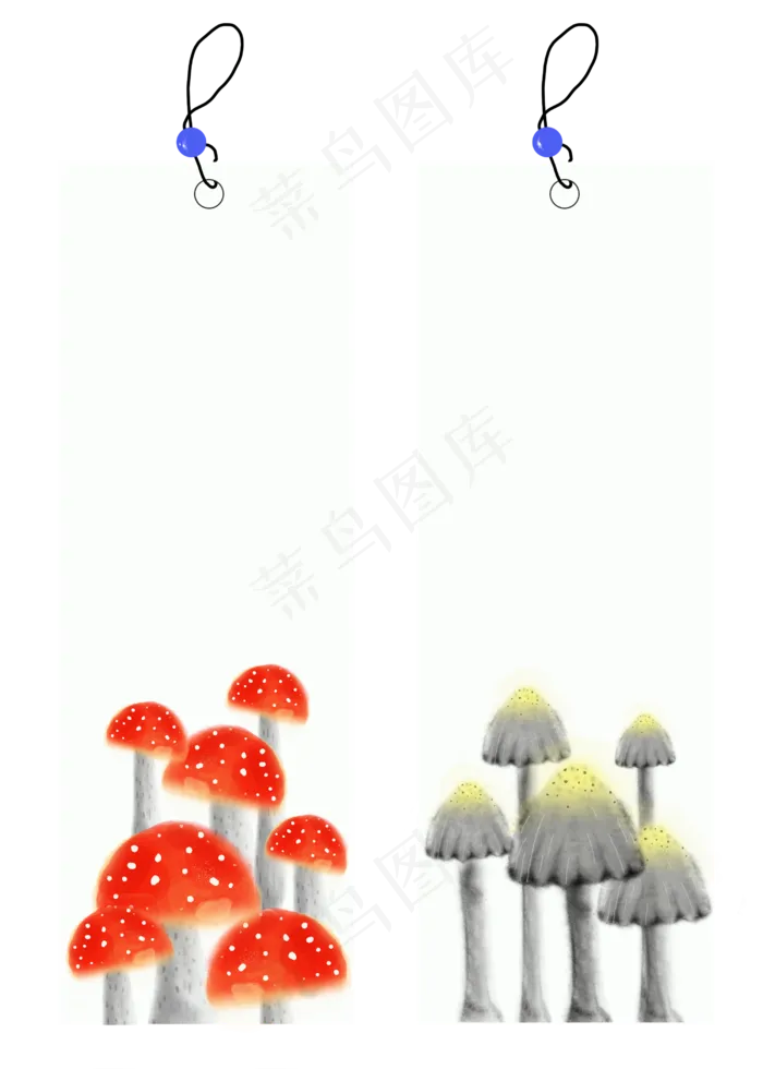 书签标签(2500X3500(DPI:300))psd模版下载