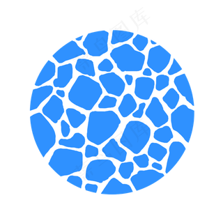 青花瓷创意陶瓷花面纹样