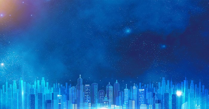 蓝色年会活动签到处(1920*1000px 	      )psd模版下载