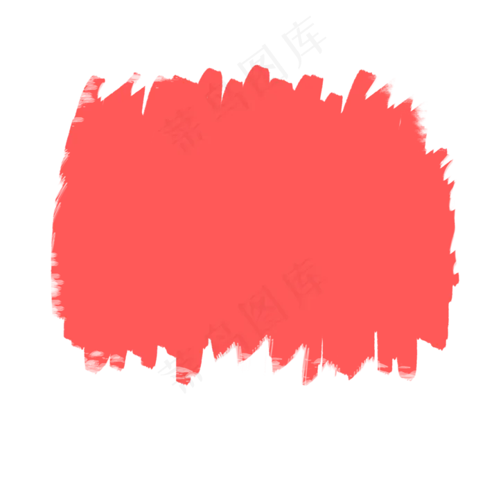 红色粉刷效果笔刷(2000*2000px 72 dpi )psd模版下载