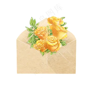 玫瑰花卉免抠素材