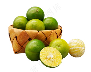 编织筐皇帝柑,免抠元素