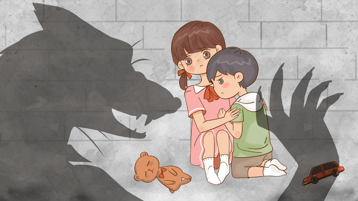保护儿童预防侵害(2880*1620px 300 dpi )psd模版下载