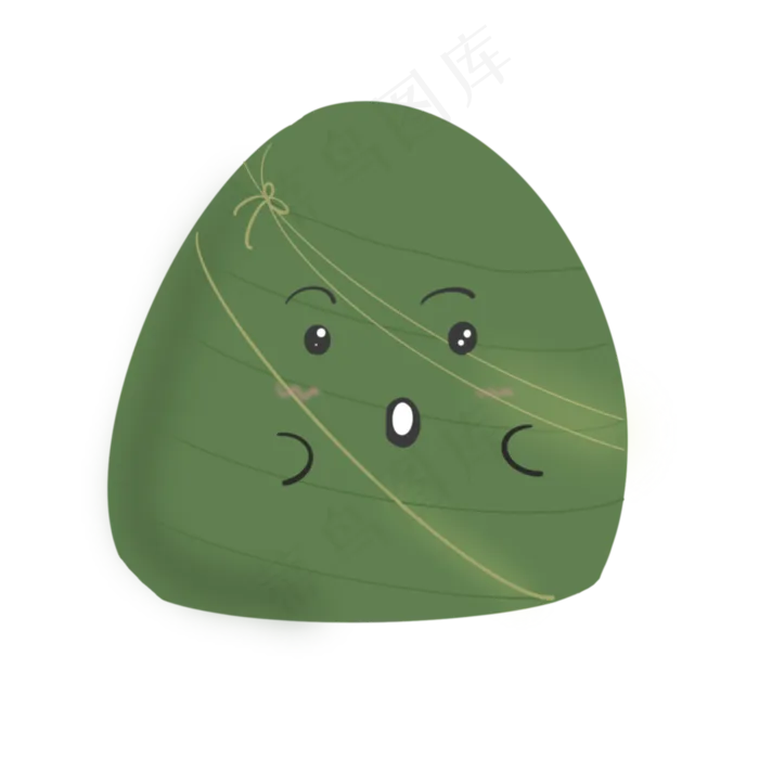 惊讶表情粽子装饰(2000X2000(DPI:300))psd模版下载