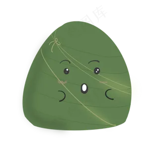 惊讶表情粽子装饰