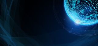 蓝色科技极光商务