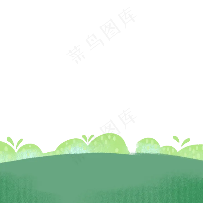 绿色草地(2000X2000(DPI:300))psd模版下载