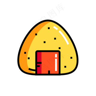 饭团卡通免扣素材