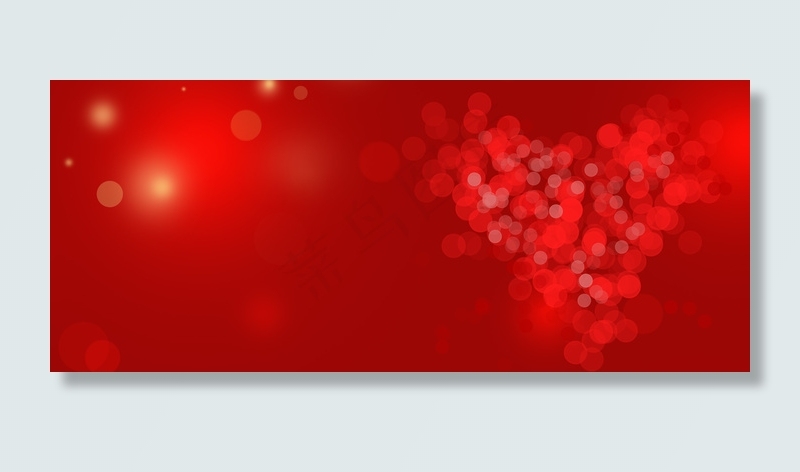 七夕情人节爱心红色婚庆背景