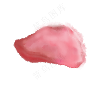 单片漂浮的玫瑰花瓣PNG