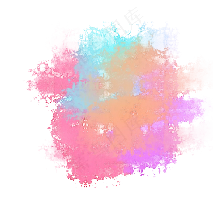 橘色渐变水彩笔刷(2000*2000px 72 dpi )ai矢量模版下载