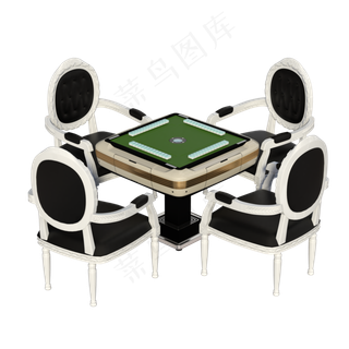休闲娱乐麻将桌子,免抠元素