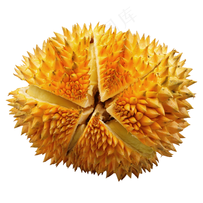 黄色榴莲王(2000*2000px 300 dpi )