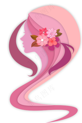 38妇女节,免抠元素