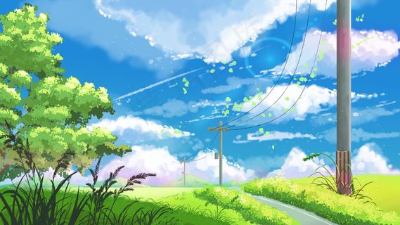 新海诚动漫夏天场景