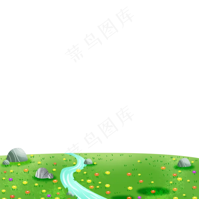 绿色的草地免抠图