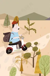 五一放假独自一人背包骑车野外出游