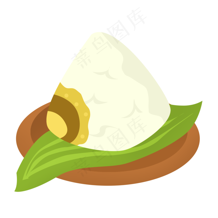 端午节糯米粽子插画