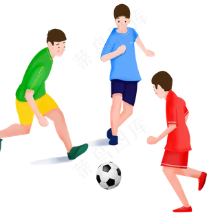 踢足球男孩子