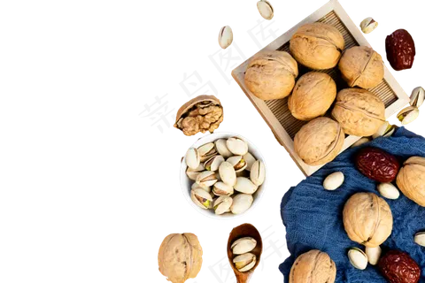 年货核桃,免抠元素 年货核桃,免抠元素