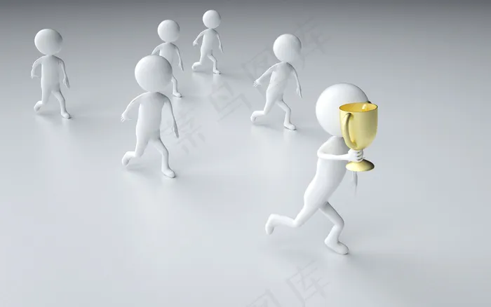 金融小人获奖杯图片(1920*1200px 	      )