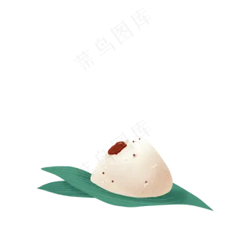 端午节白色糯米粽子免扣图