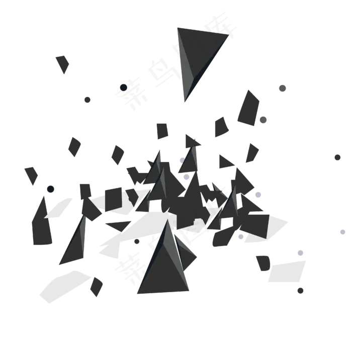 玻璃碎渣,免抠元素(4168*4167px 300 dpi )ai矢量模版下载